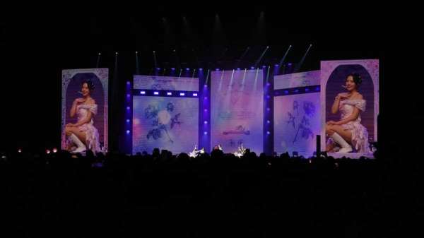 The O2, London, section: 110, row: A, seat: 303