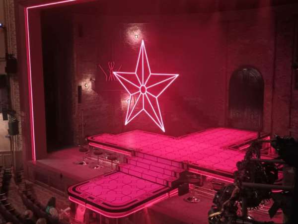 Barrymore Theatre, section: Front Mezzanine R, row: A, seat: 22