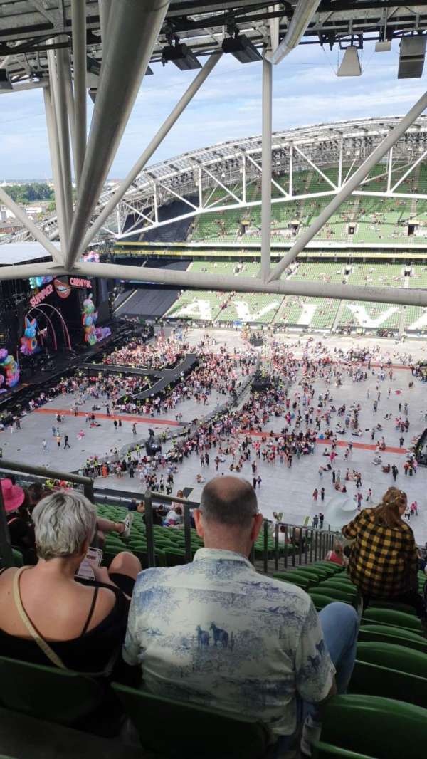 Aviva Stadium, section: 524, row: LL, seat: 12