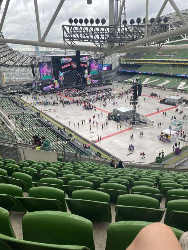Aviva Stadium, section: 520, row: R, seat: 4