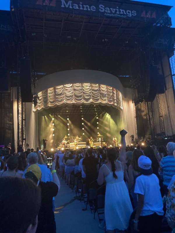 Maine Savings Amphitheater, section: 104, row: BB, seat: 1