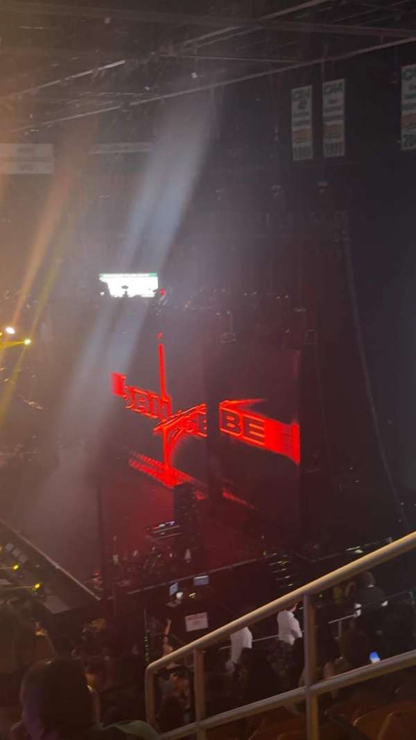 EagleBank Arena, section: 101, row: V, seat: 3