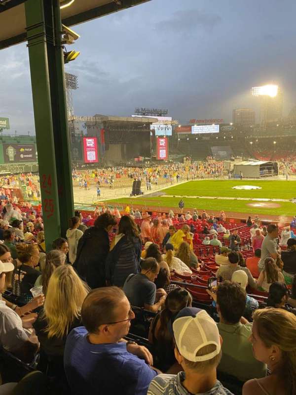 Fenway Park, section: Grandstand 24, row: 6, seat: 21