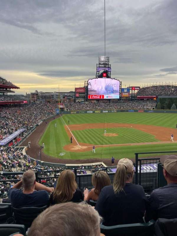 Coors Field, section: 227, row: 4, seat: 4