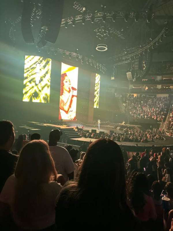 Toyota Center, section: 121, row: 8, seat: 2