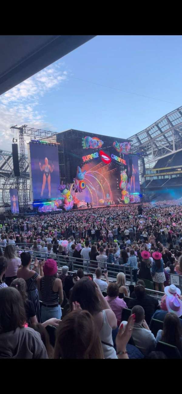 Aviva Stadium, section: COMS, row: G, seat: 7