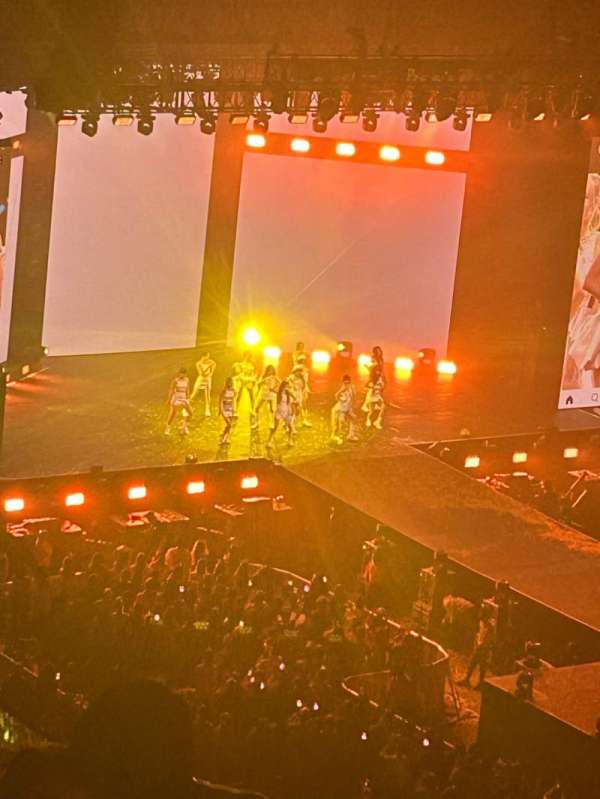 The O2, London, section: 406, row: D, seat: 576