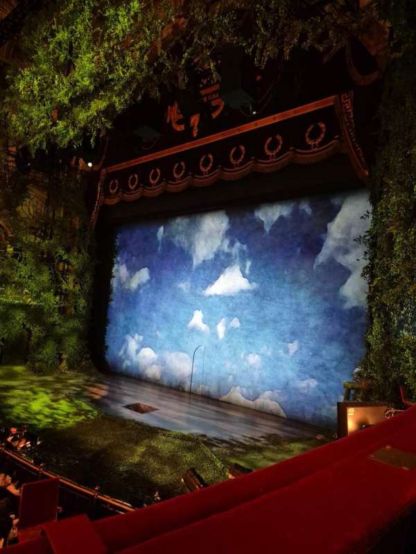 London Coliseum, section: Dress Circle, row: A, seat: 10