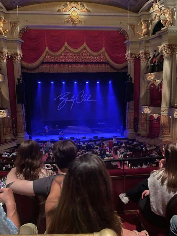 Academy of Music, section: Balcony E, row: A, seat: 108