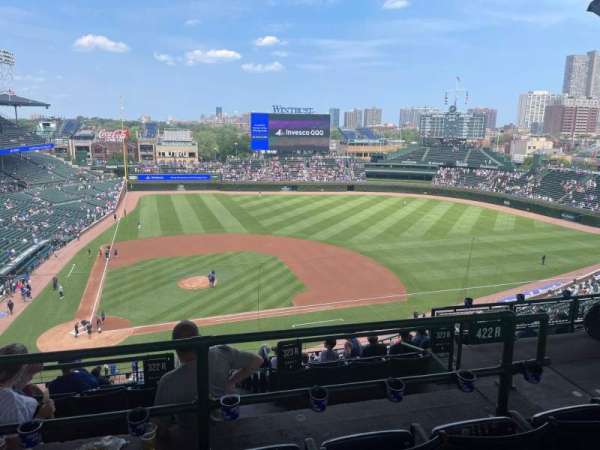 Wrigley Field, section: 422R, row: 3, seat: 15