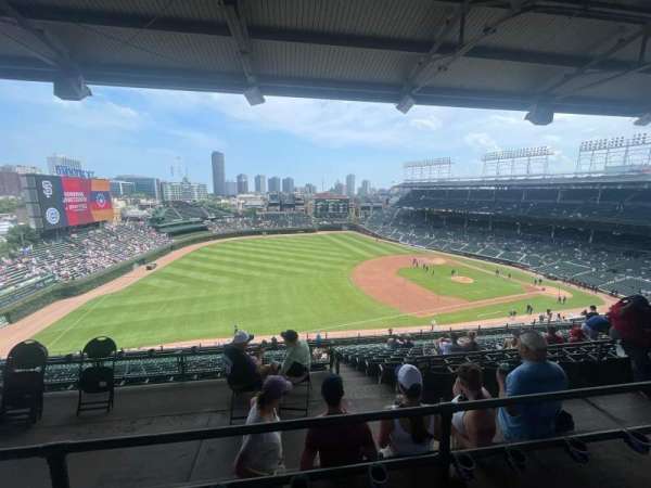 Wrigley Field, section: 407L, row: 2, seat: 13