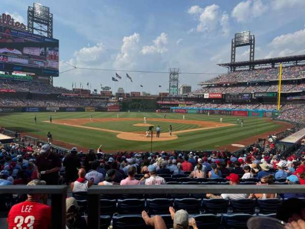 Citizens Bank Park, section: 124, row: 21, seat: 3