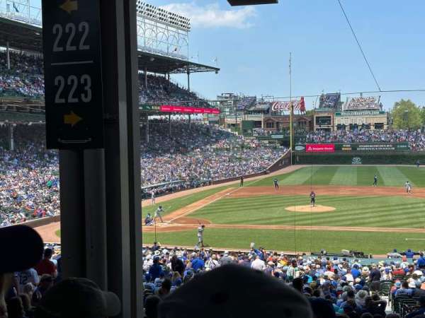Wrigley Field, section: 223, row: 12, seat: 6