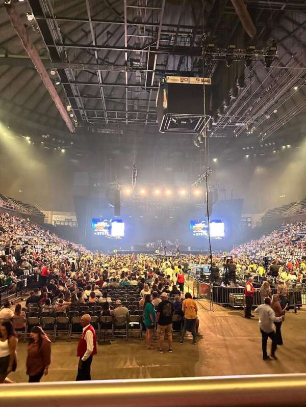 Mississippi Coast Coliseum, section: 1, row: 1, seat: 13