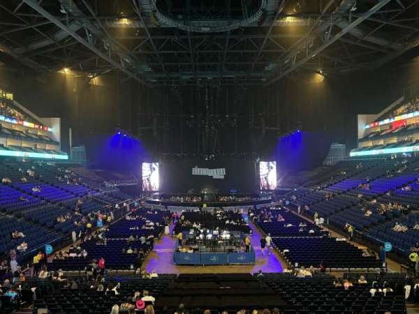 The O2, London, section: 107, row: V, seat: 203