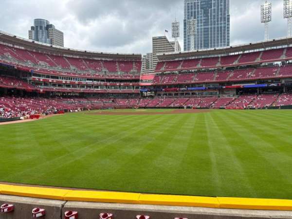 Great American Ball Park, section: 142, row: D, seat: 7