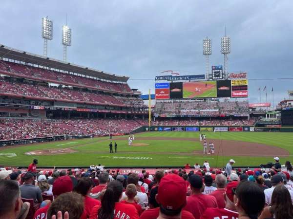 Great American Ball Park, section: 130, row: Z, seat: 14