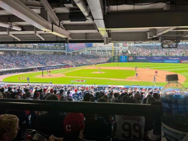 Progressive Field, section: 142, row: HH, seat: 5