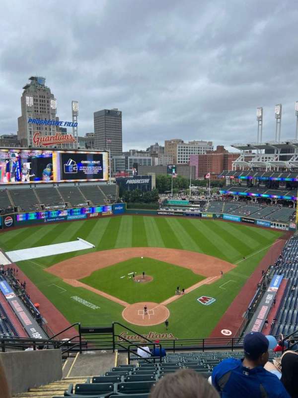 Progressive Field, section: 554, row: K, seat: 16