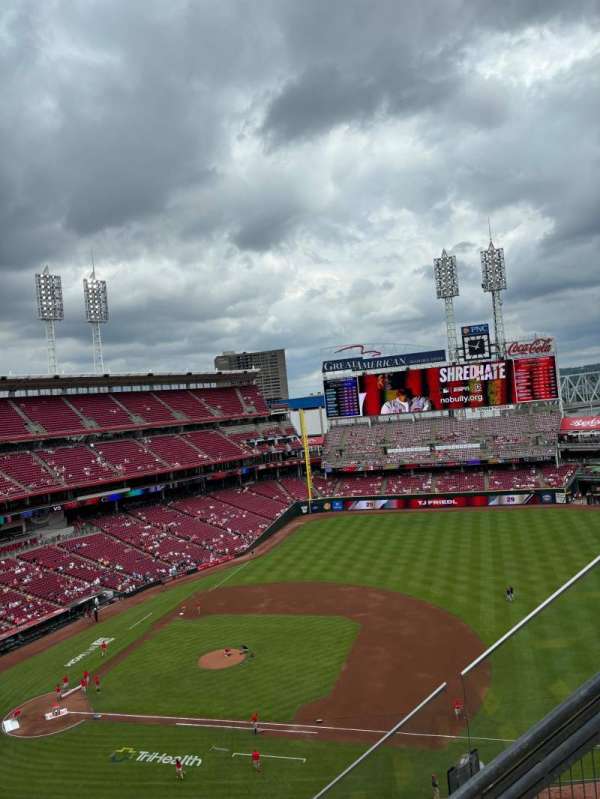 Great American Ball Park, section: 531, row: C, seat: 1
