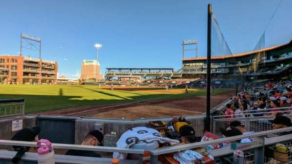 Southwest University Park, section: 122, row: E, seat: 11