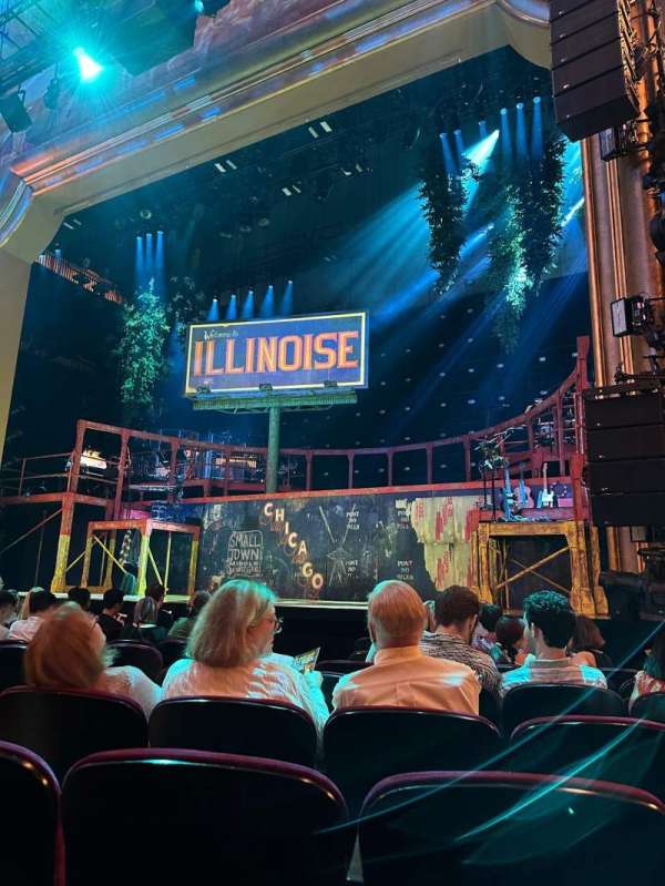 St. James Theatre, section: Orchestra R, row: H, seat: 10