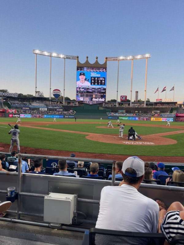 Kauffman Stadium, section: 127, row: C, seat: 1