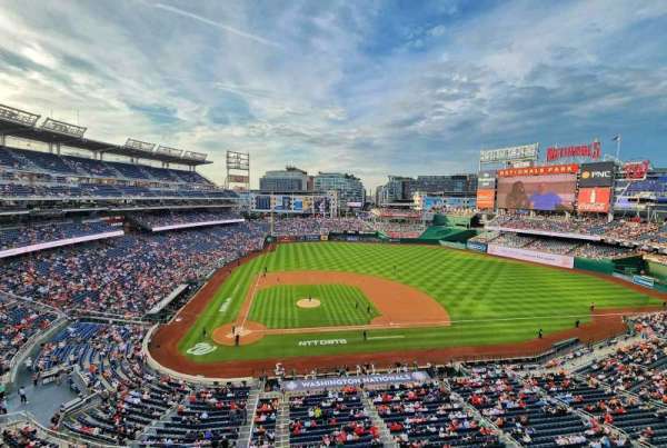 Nationals Park, section: 318, row: A, seat: 19