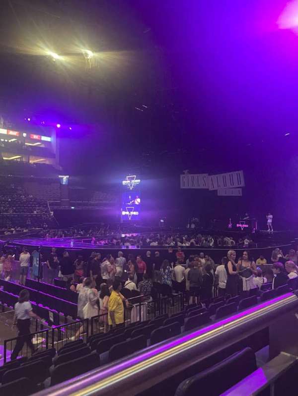 The O2, London, section: 111, row: H, seat: 349