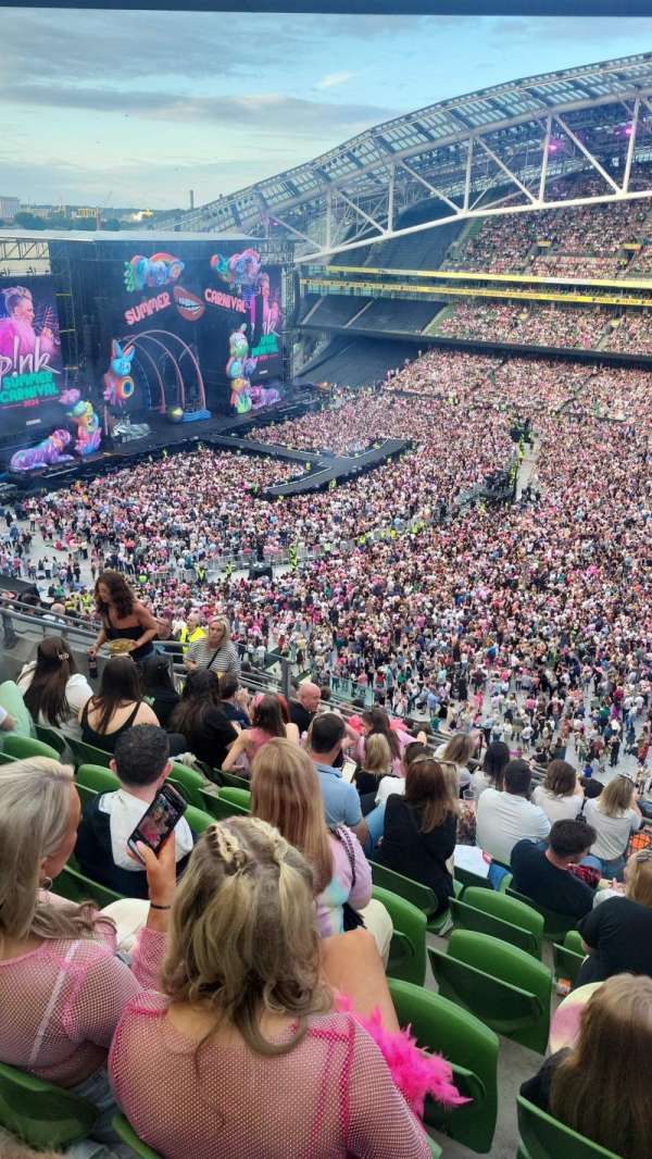 Aviva Stadium, section: 524, row: R, seat: 2