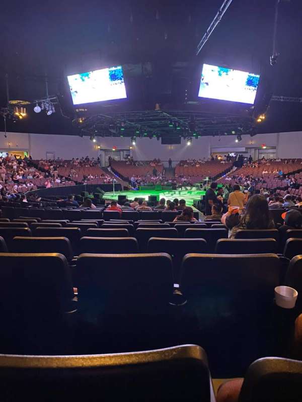 Arena Theatre, section: 5, row: P, seat: 9
