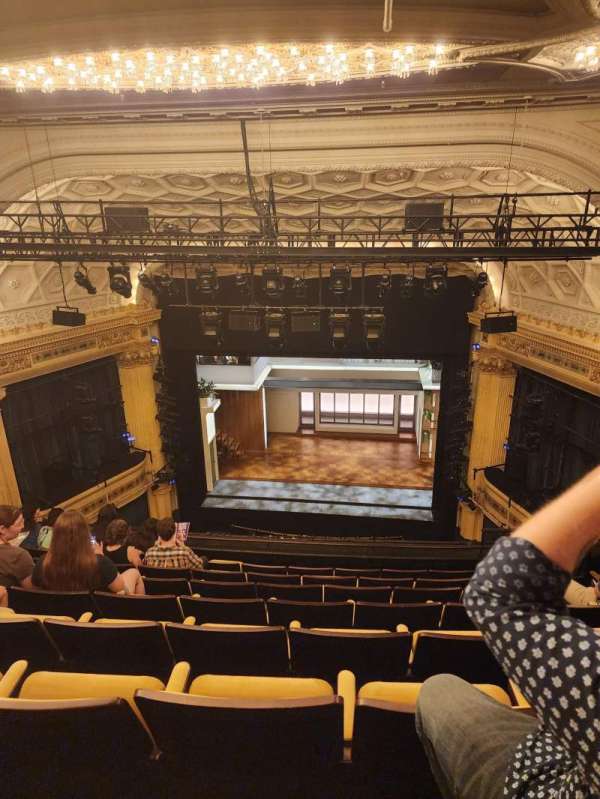 Hudson Theatre, section: Balcony C, row: H, seat: 114