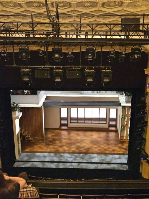 Hudson Theatre, section: Balcony C, row: H, seat: 113