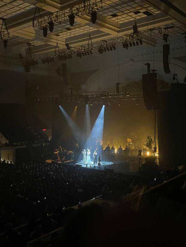 DAR Constitution Hall, section: G, row: H, seat: 7