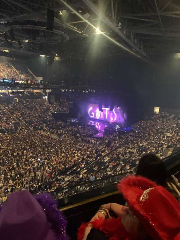 The O2, London, section: 416, row: B, seat: 416