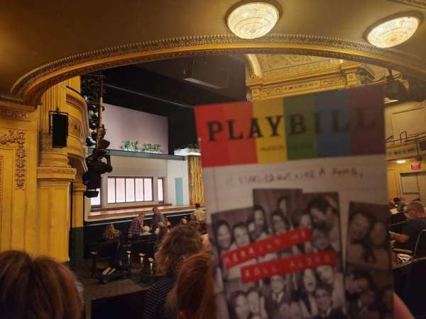 Hudson Theatre, section: Orchestra L, row: P, seat: 15