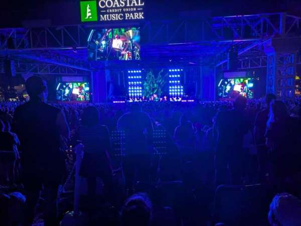Coastal Credit Union Music Park at Walnut Creek, section: lawn reserved, row: 4, seat: 20