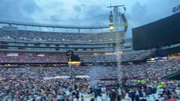 Gillette Stadium, section: 108, row: 8, seat: 2