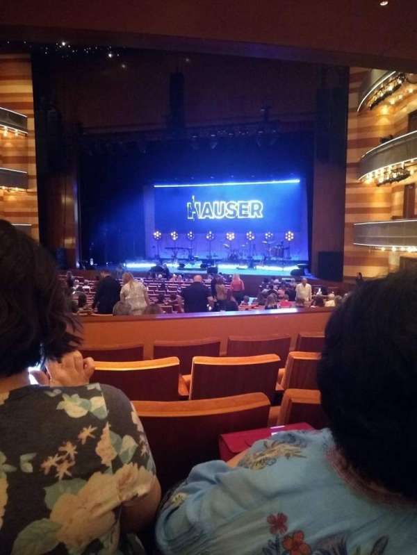 Eccles Theater, section: Orchestra R, row: WW, seat: 109