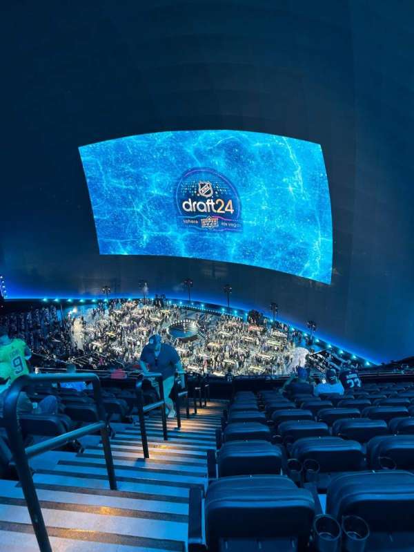 The Sphere, Vegas, section: 409, row: 13, seat: 1