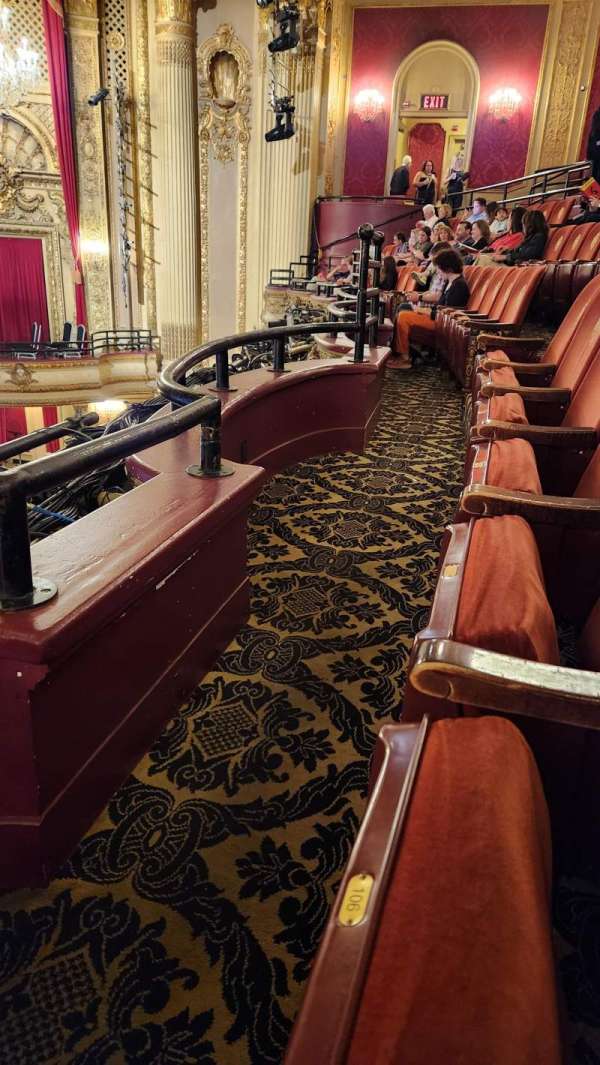Citizens Bank Opera House, section: Dress Circle C, row: AA, seat: 108