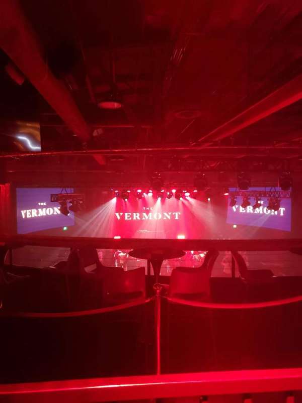 The Vermont Hollywood, section: VIP Upstairs