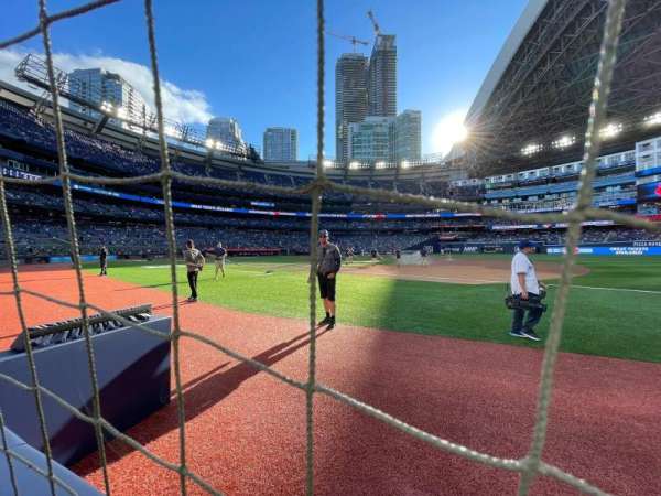 Rogers Centre, section: 115, row: 1, seat: 1