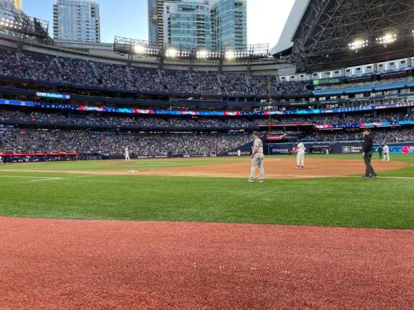 Rogers Centre, section: 115, row: 1, seat: 1