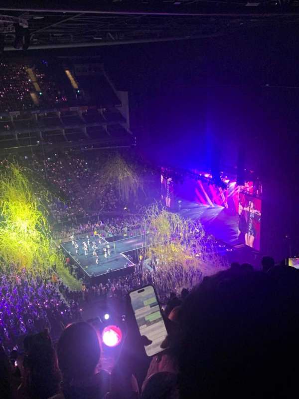The O2, London, section: 419, row: M, seat: 908