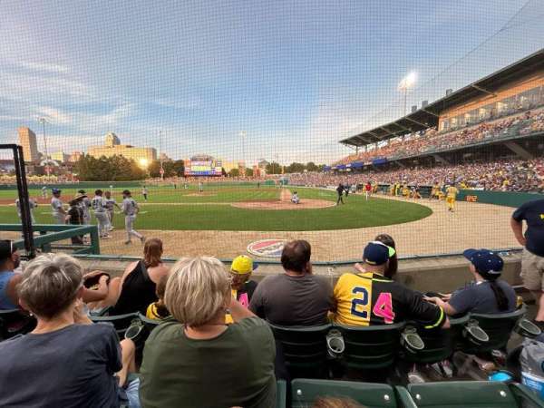 Victory Field, section: 110, row: E, seat: 5