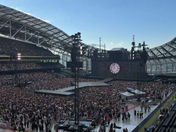 Aviva Stadium, section: 421, row: A, seat: 19