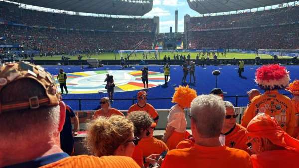 Olympiastadion Berlin, section: 11a, row: 9, seat: 6