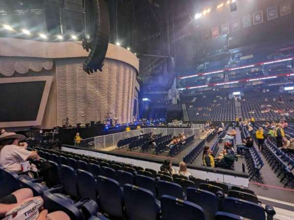 Bridgestone Arena, section: 114, row: FF, seat: 1