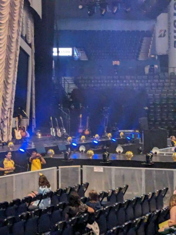 Bridgestone Arena, section: 114, row: FF, seat: 1